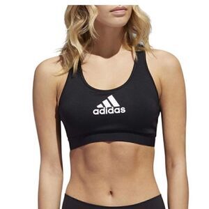 Adidas FJ7262 Don't Rest Alphaskin Women Black Polyester Padded Sports Bra